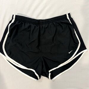 Black Nike running shorts